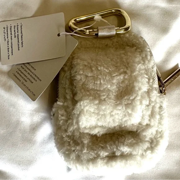 Lululemon Nano Clip-On Backpack Ivory Fleece - Picture 4 of 8